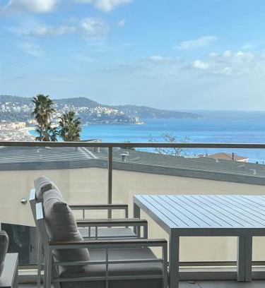 Saint Antoine Apartamento | Appartement d'exception vue mer Nice Blue Pearl