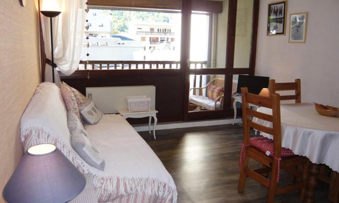 Saint-Lary-Soulan Apartamento | Appartement d'une chambre avec vue sur la ville terrasse amenagee et wifi a Saint Lary Soulan a 1 km des pistes