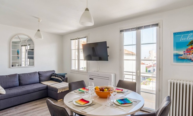 Le Mourillon Apartamento | Appartement Daillon - Welkeys