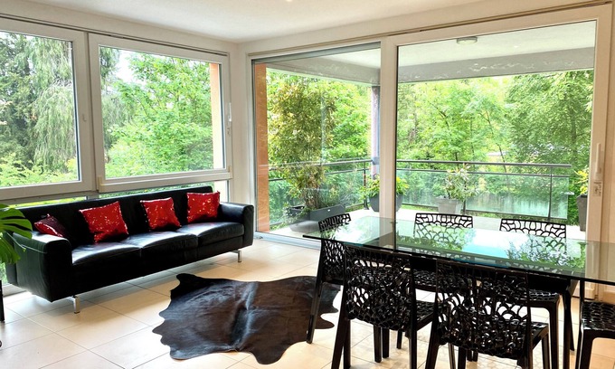 Riedisheim Apartamento | Appartement de 3 Chambres Doubles Dans un Écrin de Verdure - vue Parc Zoologique