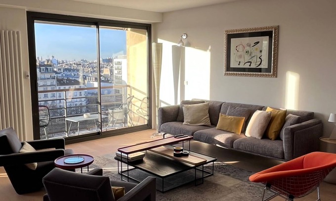 Quinze-Vingts Apartamento | Appartement Design au Centre de Paris Avec une vue Époustouflante !