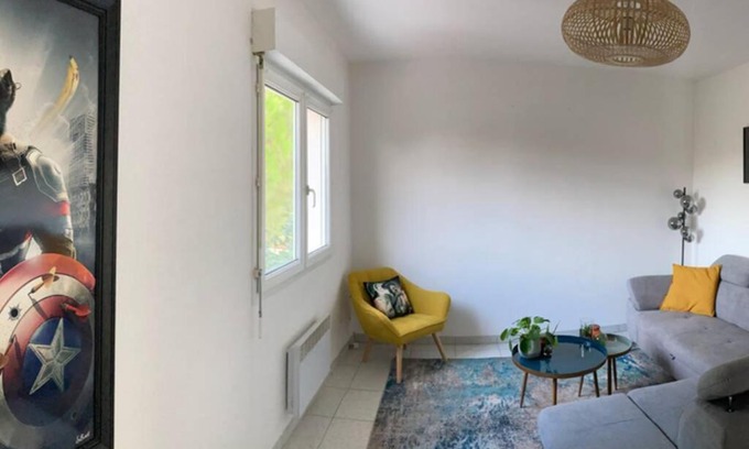 Cabestany Apartamento | Appartement du bonheur avec parking gratuit