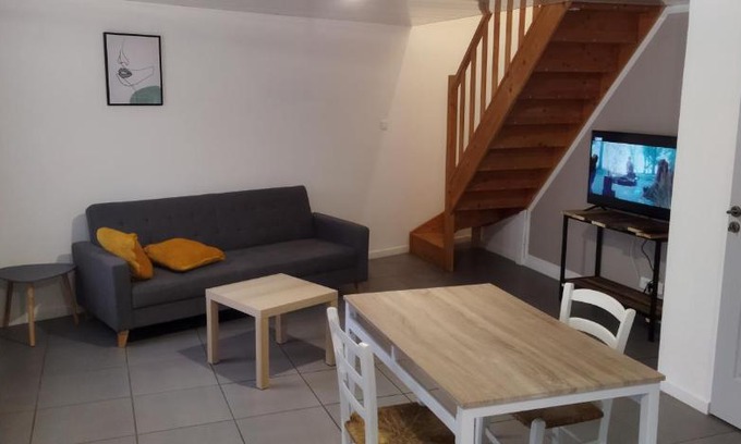 Hebuterne Apartamento | Appartement en duplex à Hébuterne, avec lave linge