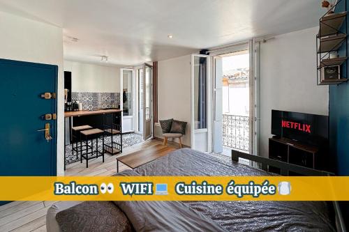 Gambetta Apartamento | Appartement entier neuf avec balcon privé - Centre Montpellier