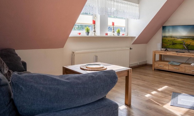 Forlitz-Blaukirchen Apartamento | Appartement/fewo, Dusche OG, WC, 2 Schlafräume OG - Ferienwohnung Schützenweg 10A