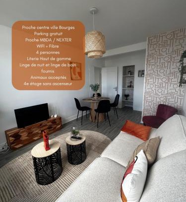Bourges Apartamento | Appartement La Perle Urbaine