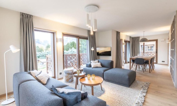 Le Praz Apartamento | Appartement moderne près du centre du village et des pistes, 6 pers, 3 chambres, parking inclus - FR-1-568-40