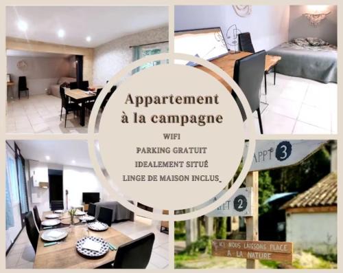 Barsac Apartamento | Appartement - Parking - Wifi - 1 à 6 pers -