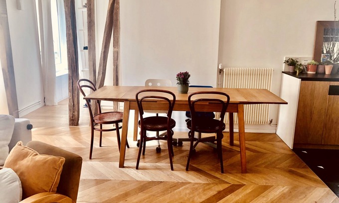 Quartier Saint-Ambroise Apartamento | Appartement Rénové au Coeur de Paris Marais et Proche des Sites Olympiques