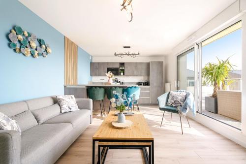 Parame Apartamento | Appartement saint malo neuf, 2 chambres, terrasse, garage