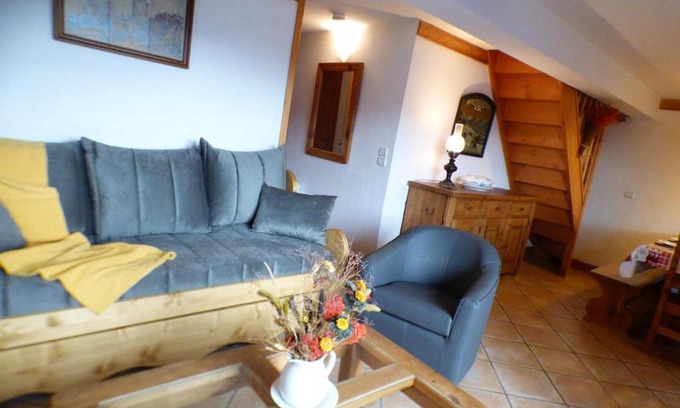 Bisanne 1500 Apartamento | Appartement skis aux pieds, 4 pièces avec mezzanine, balcon, pour 10 pers - Les Saisies - FR-1-594-198