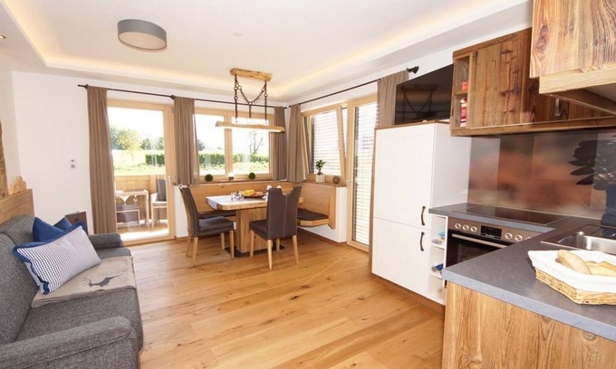 Ellmau Apartamento | Appartement Steinadler, 2 habitaciones accesibles para sillas de ruedas - Kaiserappartements Marie