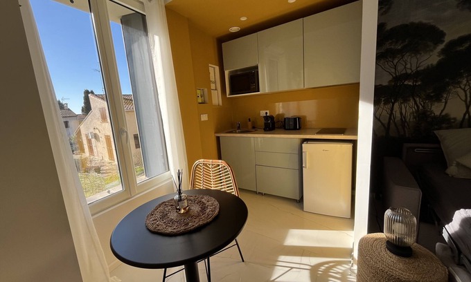 Clapiers Apartamento | Appartement Studio Dans Mas en Pierre Rénové