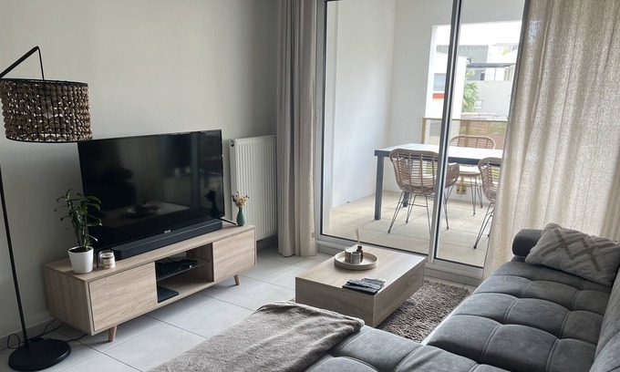 Croix-d'Argent Apartamento | Appartement T2 Climatisé et Bien Situé
