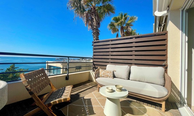 Bandol Apartamento | Appartement T2, Vue Mer, Piscine, Clim, Parking