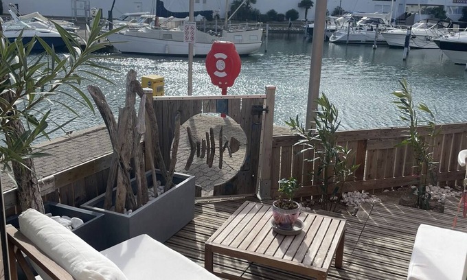 Saint-Cyprien Plage Apartamento | Appartement Terrasse sur Marina à Saint-cyprien Plage
