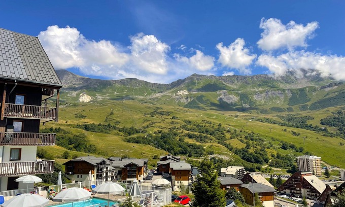 Montgellafrey Apartamento | Appt 4/6 - Swimming pool - Le Grand Domaine Valmorel/Saint-François-Longchamp