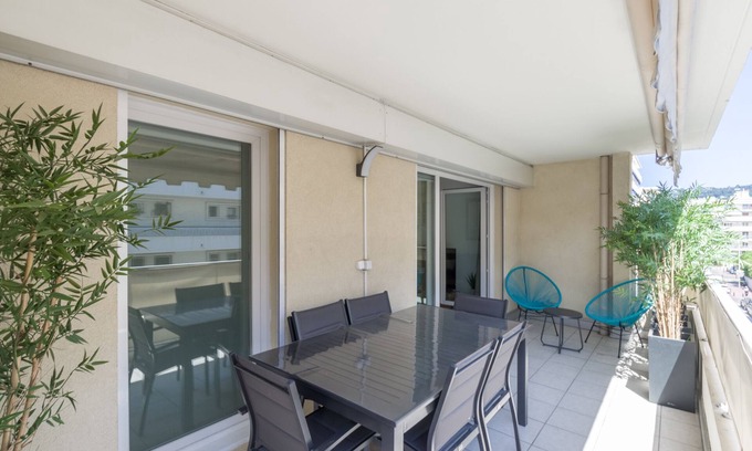 Carnot Apartamento | CÓMODO 4pc 6/8 personas clasificado 4 * - Aire acondicionado - Terrazas