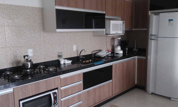 Garopaba Apartamento | Apt 3 dormitorios nuevos con terraza (Centro) Praia de Garopaba / SC