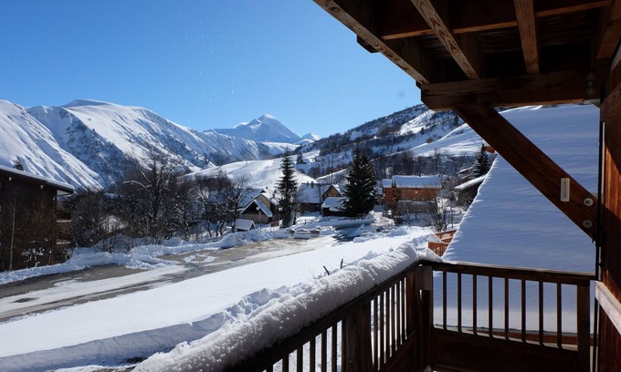 Saint-Sorlin-d'Arves Apartamento | Apt 4/6 ppl mountain view