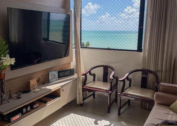 Cruz das Almas Apartamento | Apt Orly 903 I 1min da Praia I Piscina I Vista Mar