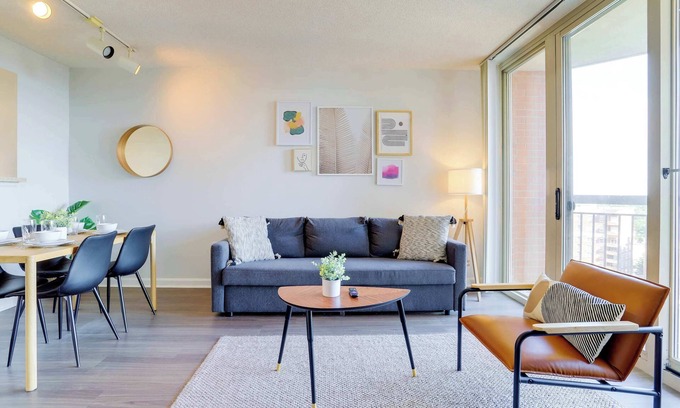 Ballston Apartamento | Prime Location Apt | Pool & Gym