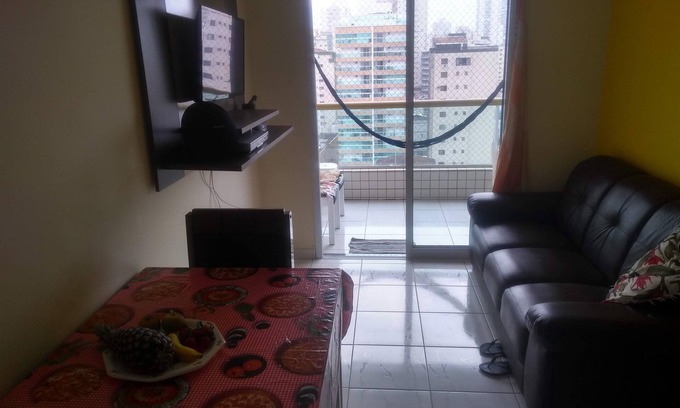 Tupi Apartamento | Apt w/ sea view, w/ Wi-Fi - Vila Tupi - Praia Grande - SP