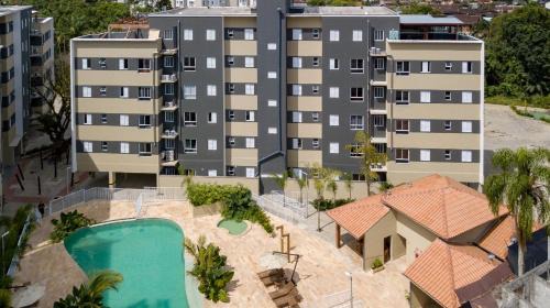 Estufa II Apartamento | Apto 2 Dorms, 1 Suíte, JP2 Home Resort Ubatuba - Churrasqueira Gourmet, Ar Condicionado, Piscinas, Sauna e Salão de Jogos
