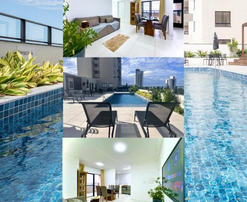 Praia da Armacao do Itapocoroi Apartamento | Apto A 300m PRAIA e 8min Beto Carreiro c Vista Mar Incrível Ar Condicionado Churrasqueira privativa Condo Completo com Piscina Academia ao Ar livre Sauna Playground Portaria 24H e Vaga privativa de Garagem Reserve Agora e Viva essa Experiência