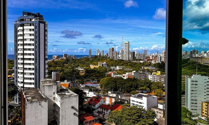 Federacao Apartamento | Apto aconchegante c WiFi,ar-condicionado e garagem