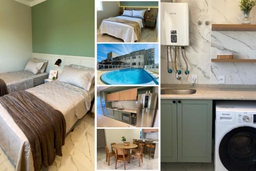 Torres Apartamento | Apto alto padrão em Torres-RS - 03 quartos com ar-condicionado - Churrasqueira - Smart Tv - Wifi - Lavanderia - Piscina - Garagem para carro - 3 min do mar