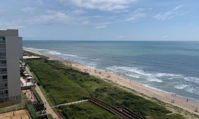 Barra Velha Apartamento | Apto beira-mar pé na areia