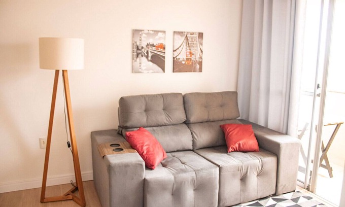 Florianopolis Apartamento | Apto com garagem para até 4 pessoas em Palhoça/SC