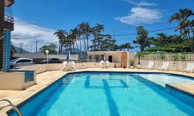 Jardim Capricornio Apartamento | Apto com máquina de lavar em frente à praia