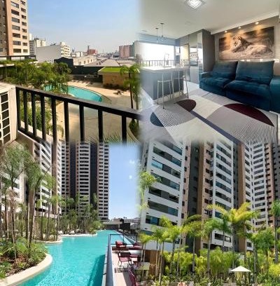 Bras Apartamento | Apto Garden - Resort com piscina borda infinita SP