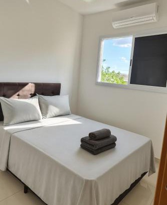 Santa Monica Apartamento | Apto prox Madrecor, Ufu, Parque Sabia c Ar condicionado, Garagem