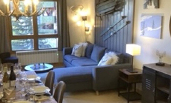 Arc-1950 Chalet De Esquí | Arc 1950 - Apartamento de 2 dormitorios y 2 baños en ski out