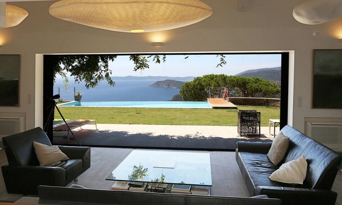 Le Rayol Villa | Architectural Villa Rayol, vista increíble, piscina, aire acondicionado, clasificado