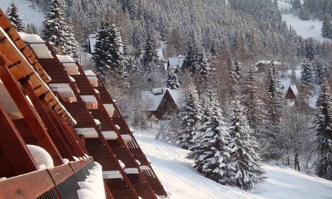 Arc-1600 Apartamento | ARCS 1600 - studio for 4-5 pers. best view and acces to ski lift