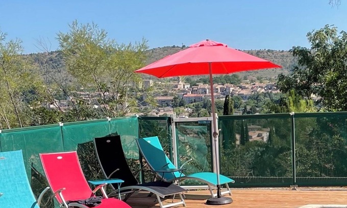 Joyeuse Casa | Ardèche meridional, casa de la piscina privada