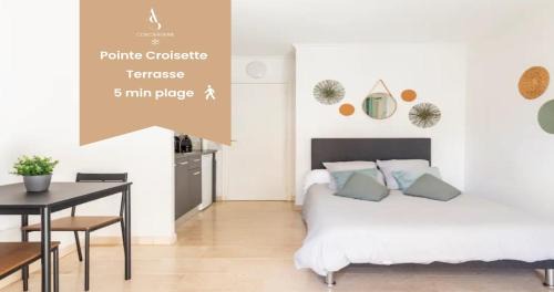 Pointe Croisette Apartamento | Ariane - Studio 23m2 - 5 min Plage - Climatisé