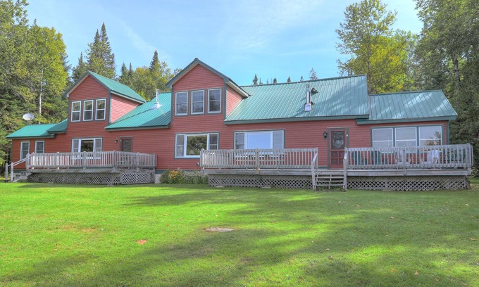 Rangeley Casa | Ark - Gull Pond home con área de paseo al agua