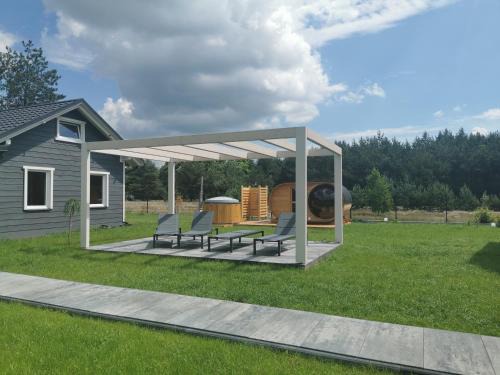 Prusicko Casa | ARKADIA - Domki z balią i sauną nad Wartą