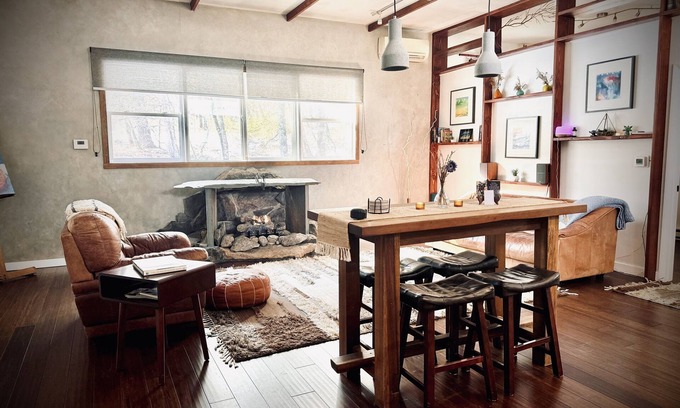 Kerhonkson Casa | Art Studio Retreat with Sauna Fireplace Forest Views | Dream House in the Gunks