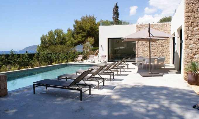 Santa Eulalia del Rio Villa | Beautiful Ibiza Villa | 6 Bedrooms | Villa Inessa | Amazing Panoramic Views of The Sea | Santa Eulalia