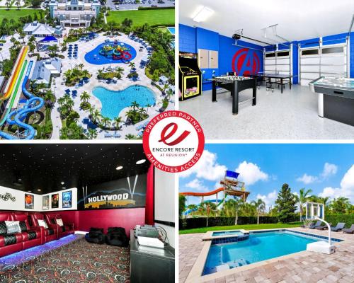West Kissimmee Casa | Astounding Home Near Disney With Themed & Media Room, Pool Table With Waterpark & Resort Access At Encore Resorts Reunion - 240Cl