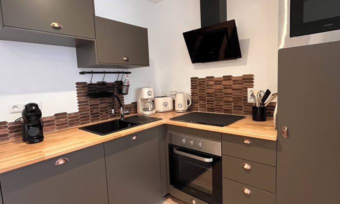 Avranches Apartamento | "Atelier du spa" in the heart of Avranches near Mont Saint Michel