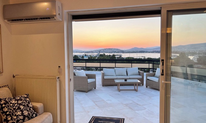 Palaio Faliro Apartamento | Athens Panoramic Penthouse
