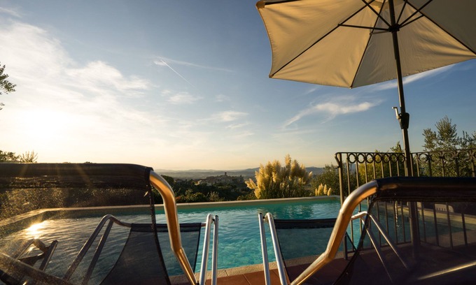 Bettona Villa | Ático en Villa con piscina cerca de Asís