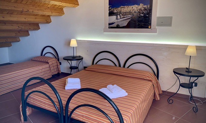 Sciacca Apartamento | Ático, además de dos habitaciones de 39 metros cuadrados con una terraza